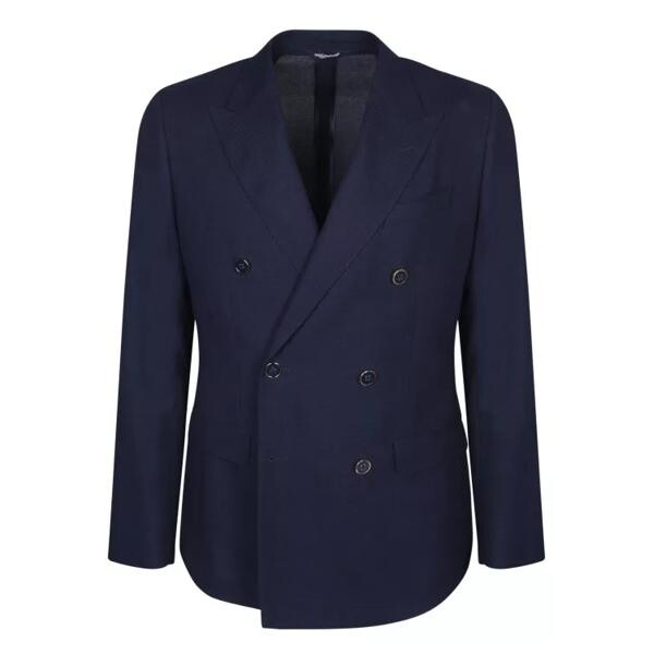 

Куртка double-breasted hopsack jacket Dolce&Gabbana, синий
