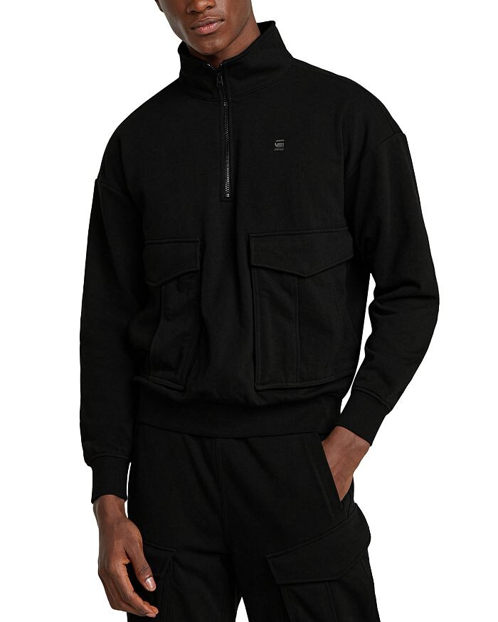 

Толстовка G-STAR RAW Rovic Skipper на молнии четверть, черный