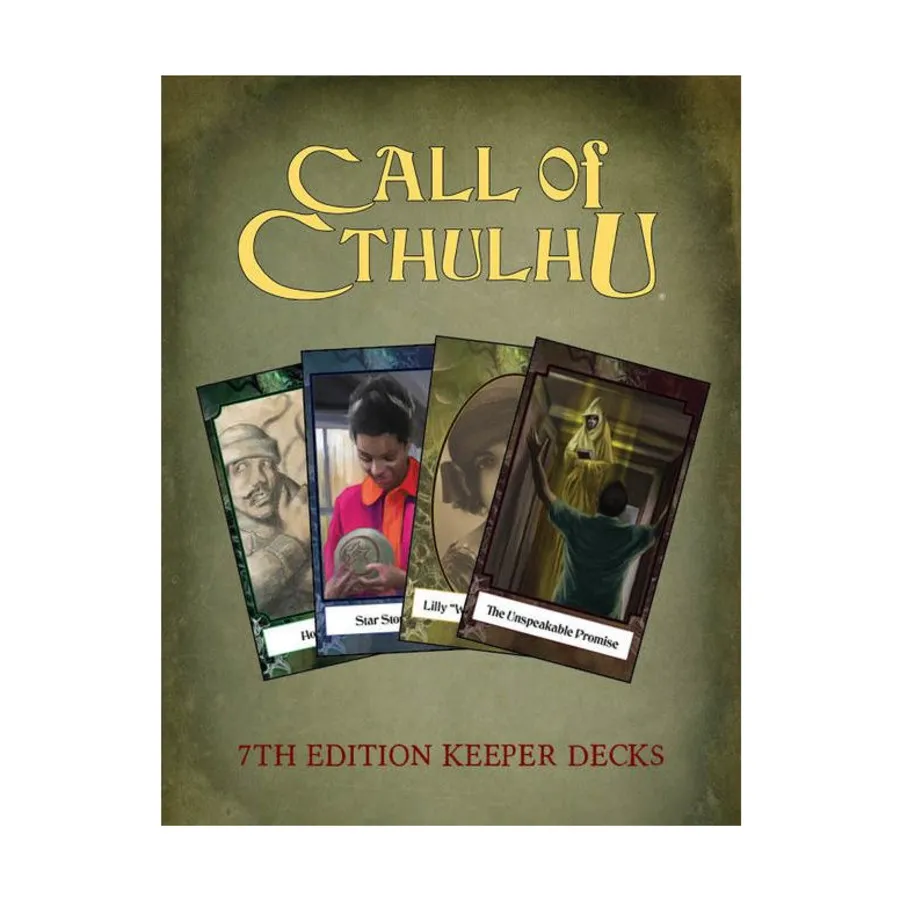 

Колоды Хранителя Зова Ктулху (7-е издание) (4), Call of Cthulhu (7th Edition)