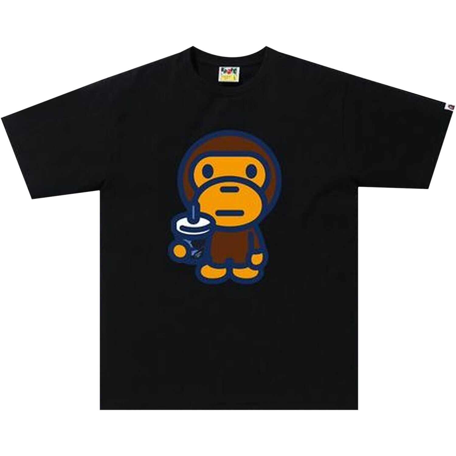 

Летняя футболка BAPE Color Camo Milo Juice, черная