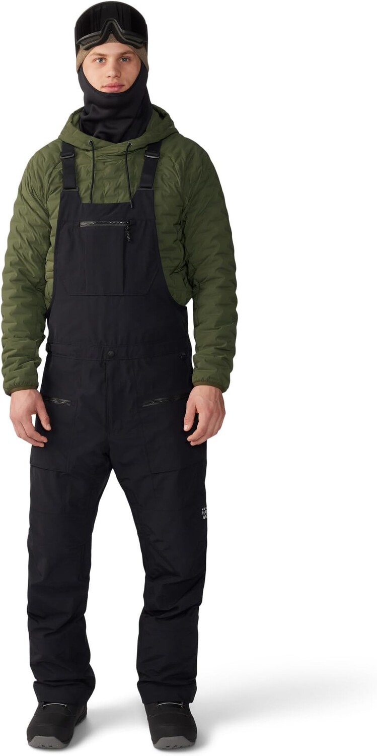 

Брюки First Tracks Bib Mountain Hardwear, черный