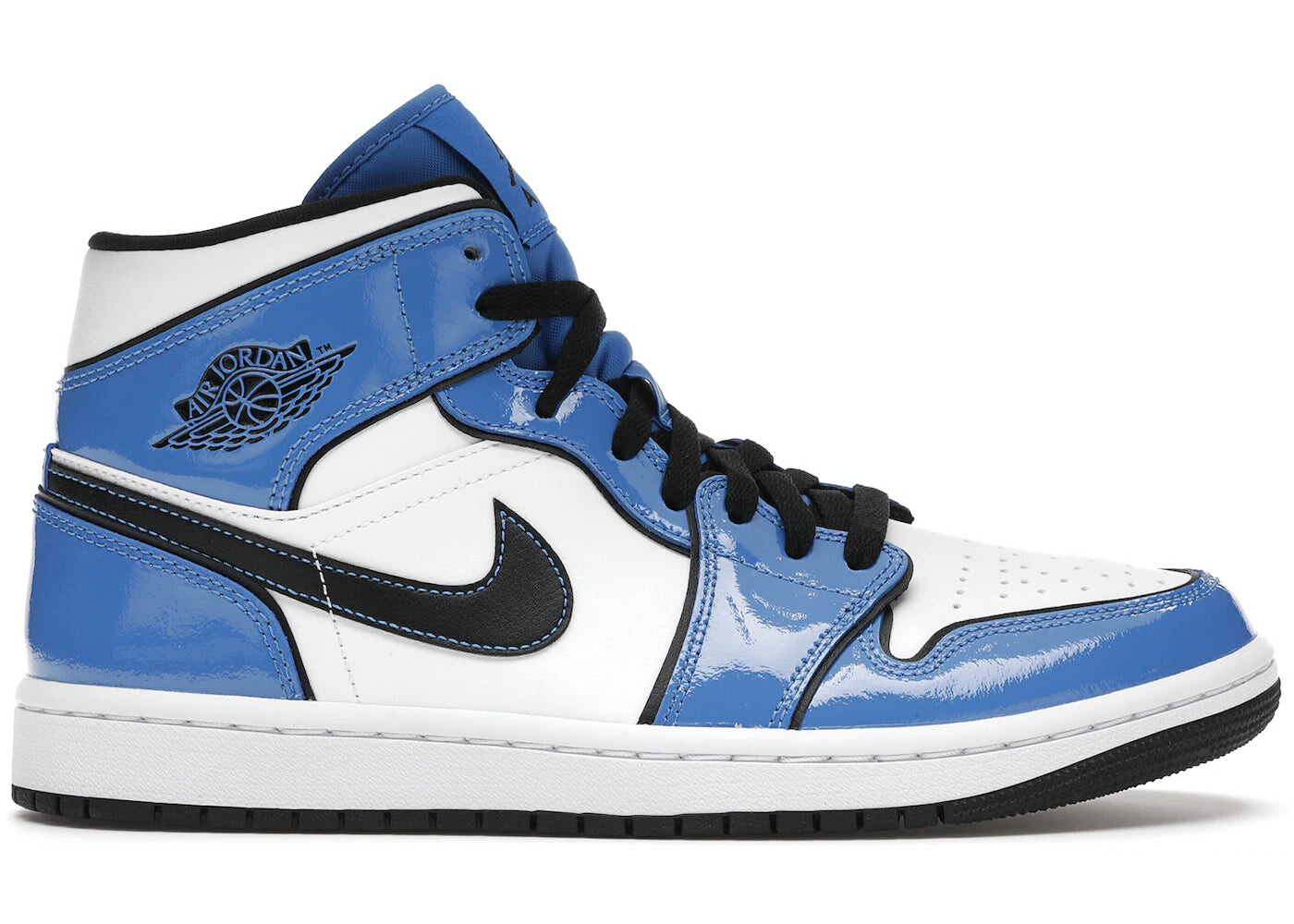 

Кроссовки Nike Air Jordan 1 Mid, синий / белый