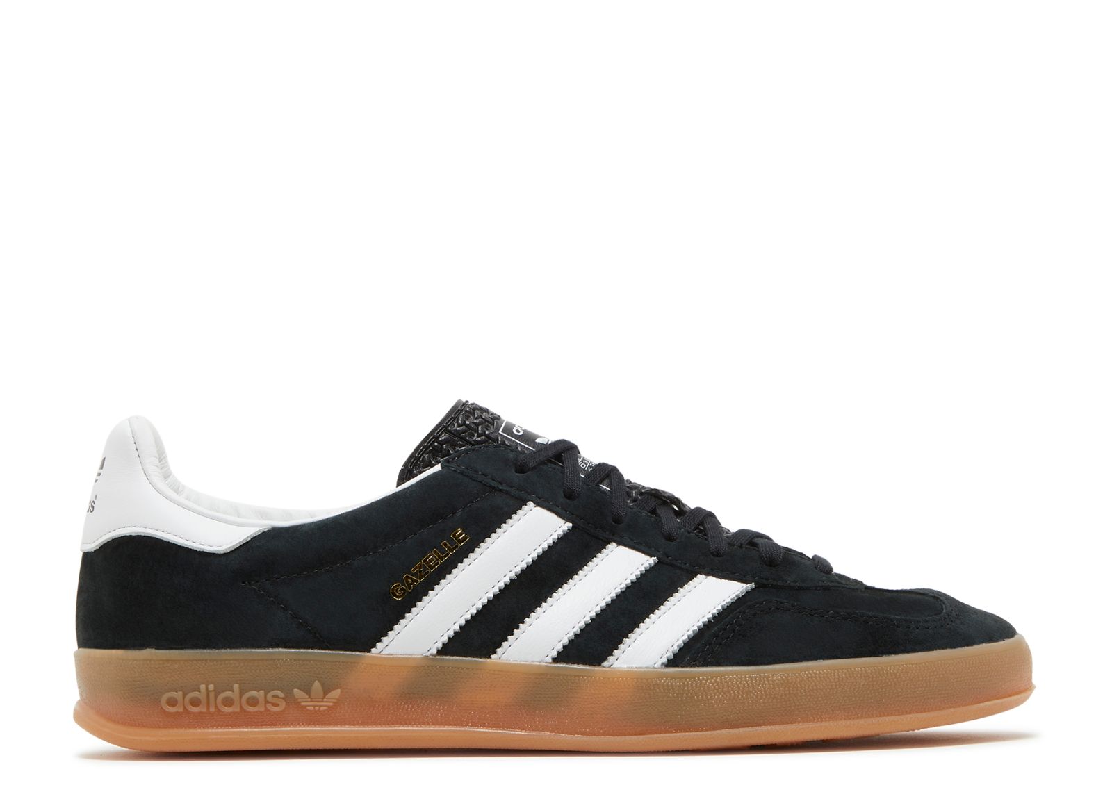 

Кроссовки adidas Gazelle Indoor 'Black White Gum', черный