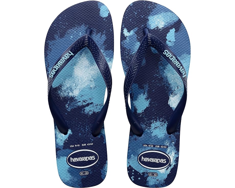Сандалии Havaianas Top Camo Flip Flop Sandal, цвет Navy Blue