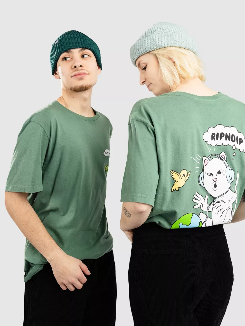 

Футболка «Мне нравятся черепахи» Ripndip, зеленый