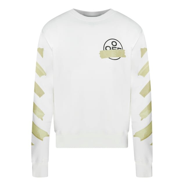 

Толстовка с логотипом Tape Off-White, белый