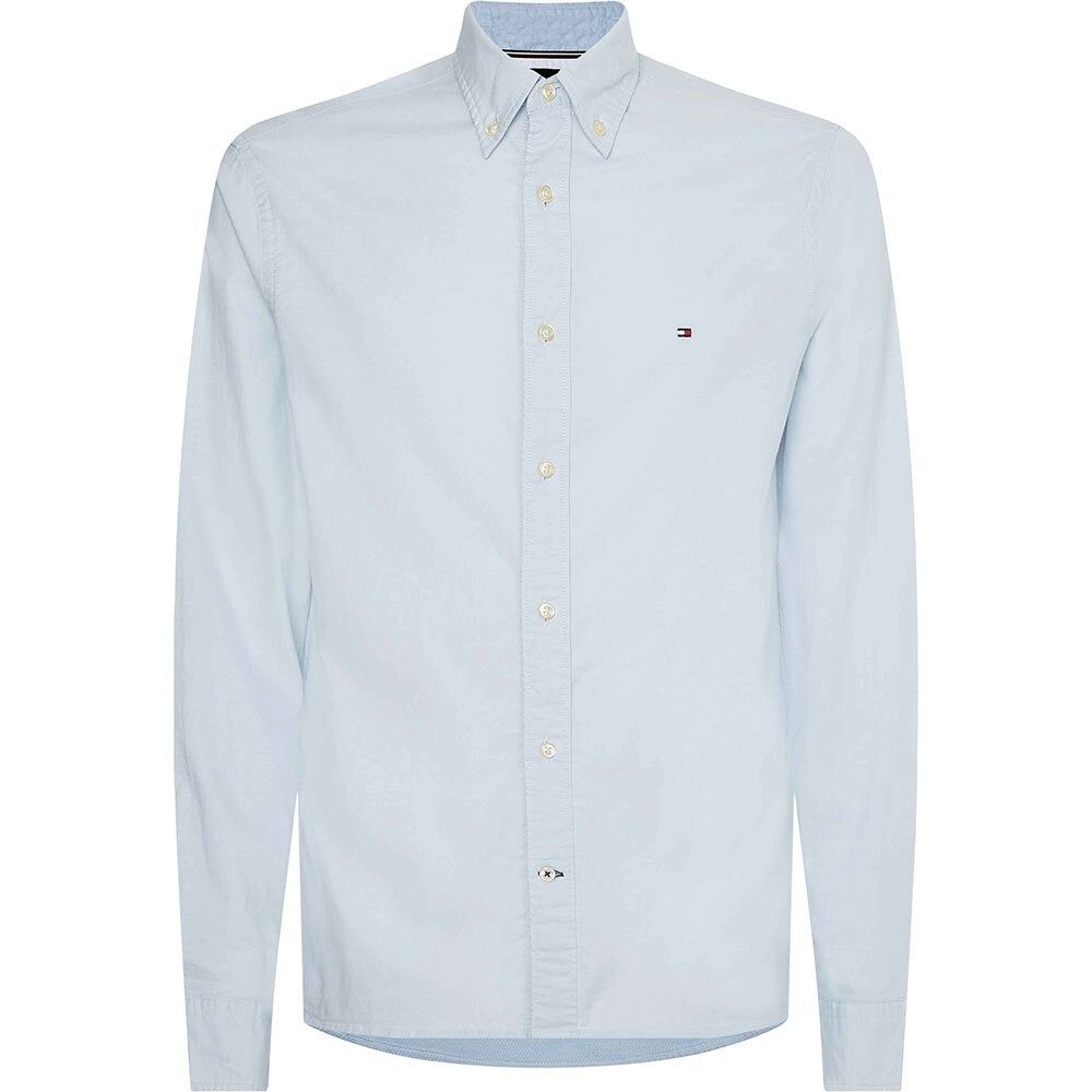 

Рубашка с длинным рукавом Tommy Hilfiger Core 1985 Flex Oxford, синий
