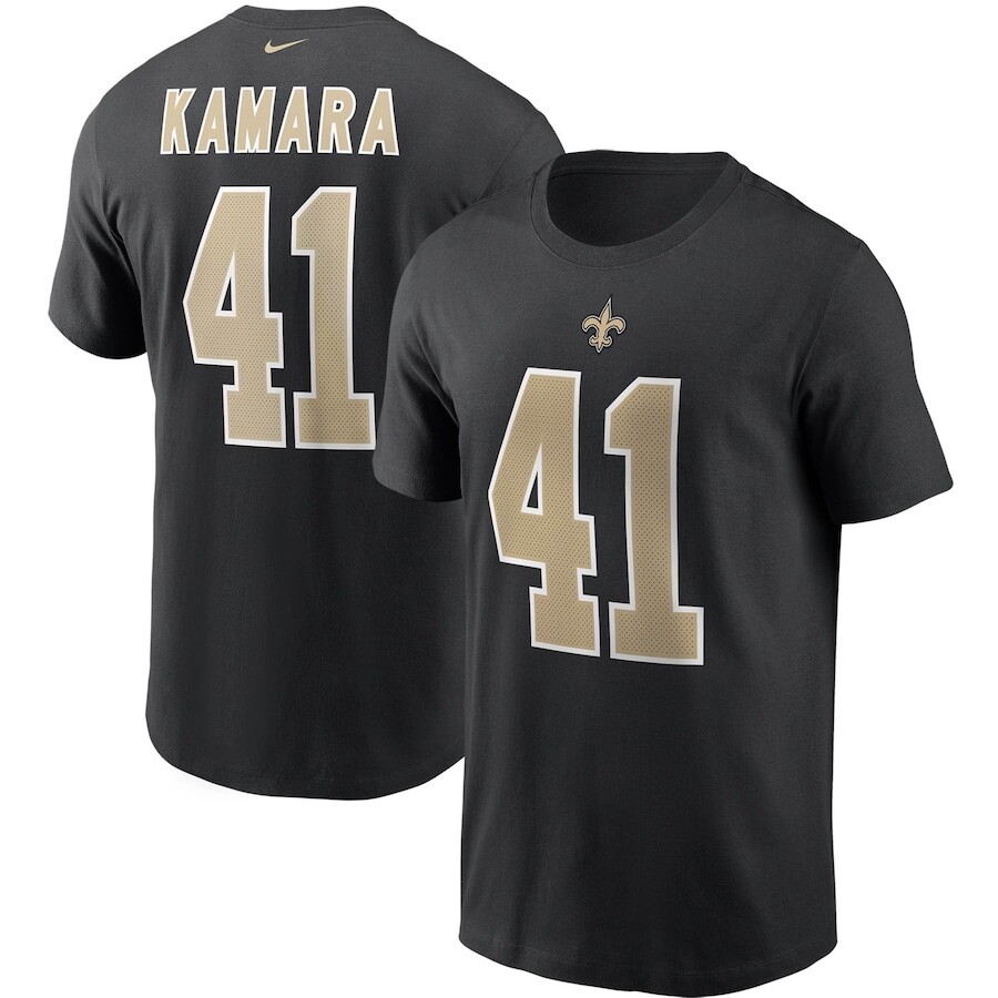 

Футболка с коротким рукавом Nike New Orleans Saints, черный