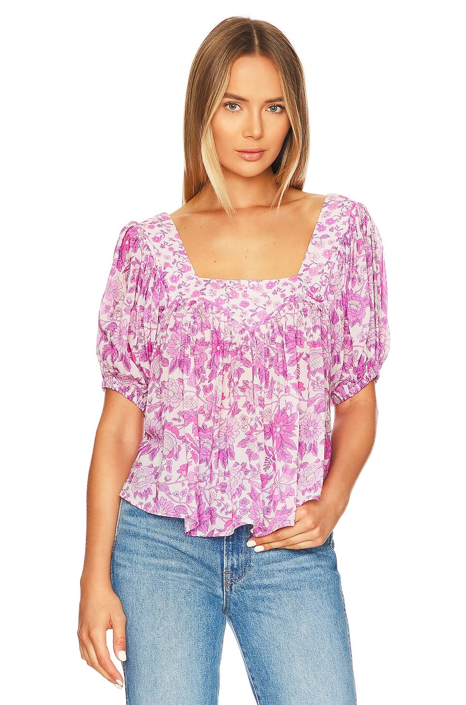 

Блузка SPELL Mossy Short Sleeve, сиреневый