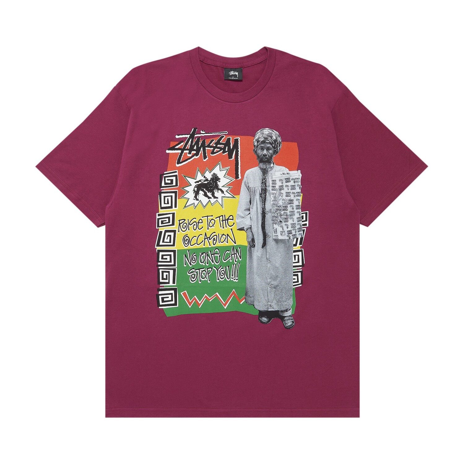 

Футболка Stussy Rastafari Grape