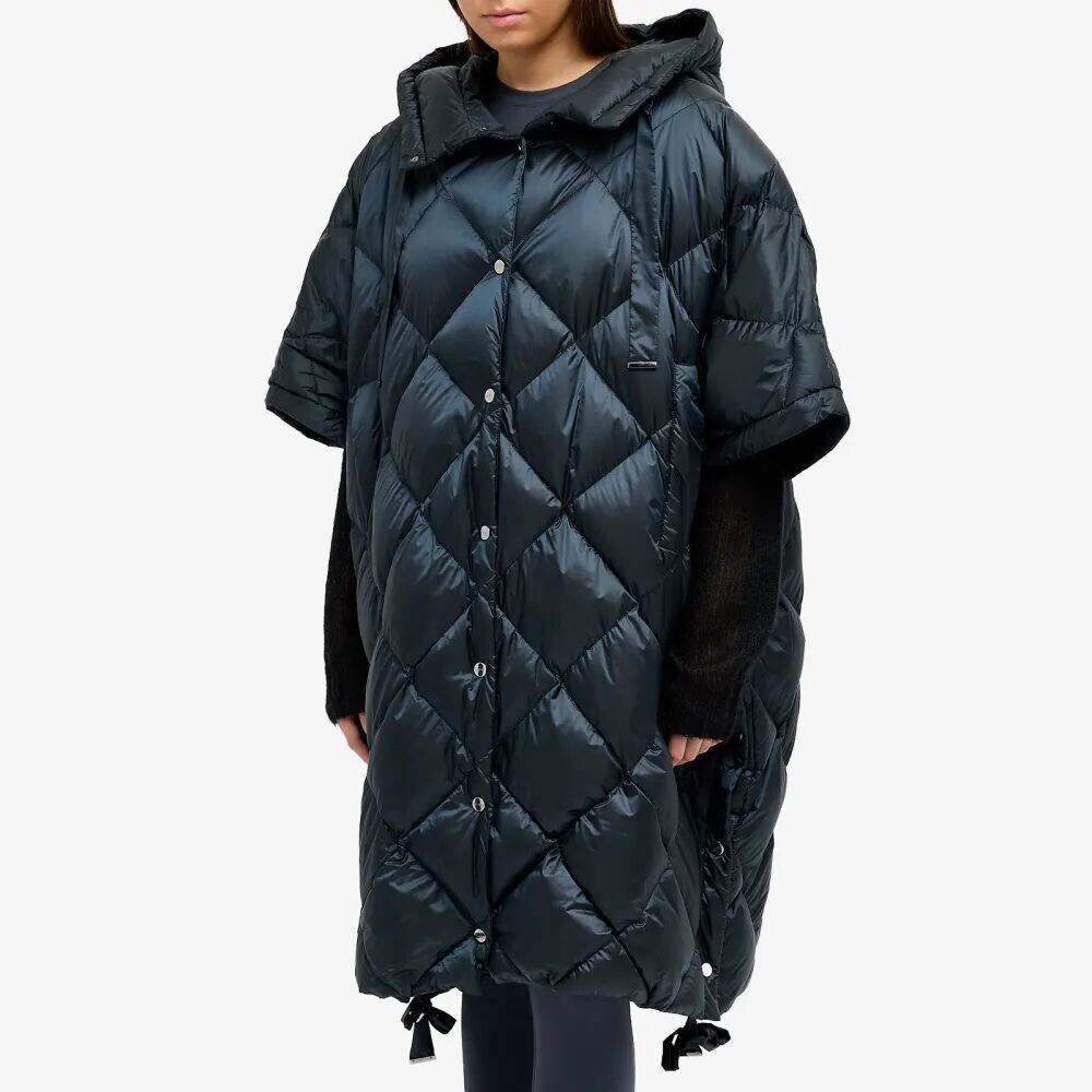 

Max Mara Стеганое пончо-пончо Treca, синий