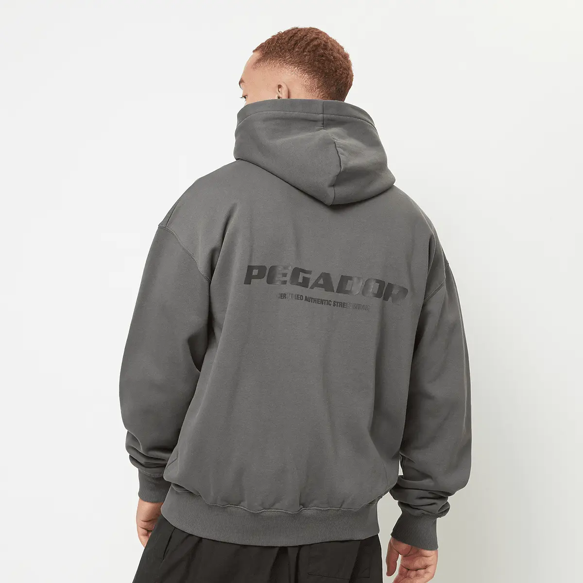 

Спортивная куртка Pegador Colne Logo Oversized Sweat Jacket, серый