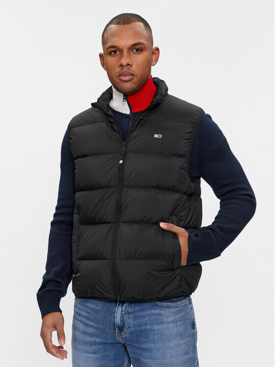 

Жилет стандартного кроя Tommy Jeans, черный
