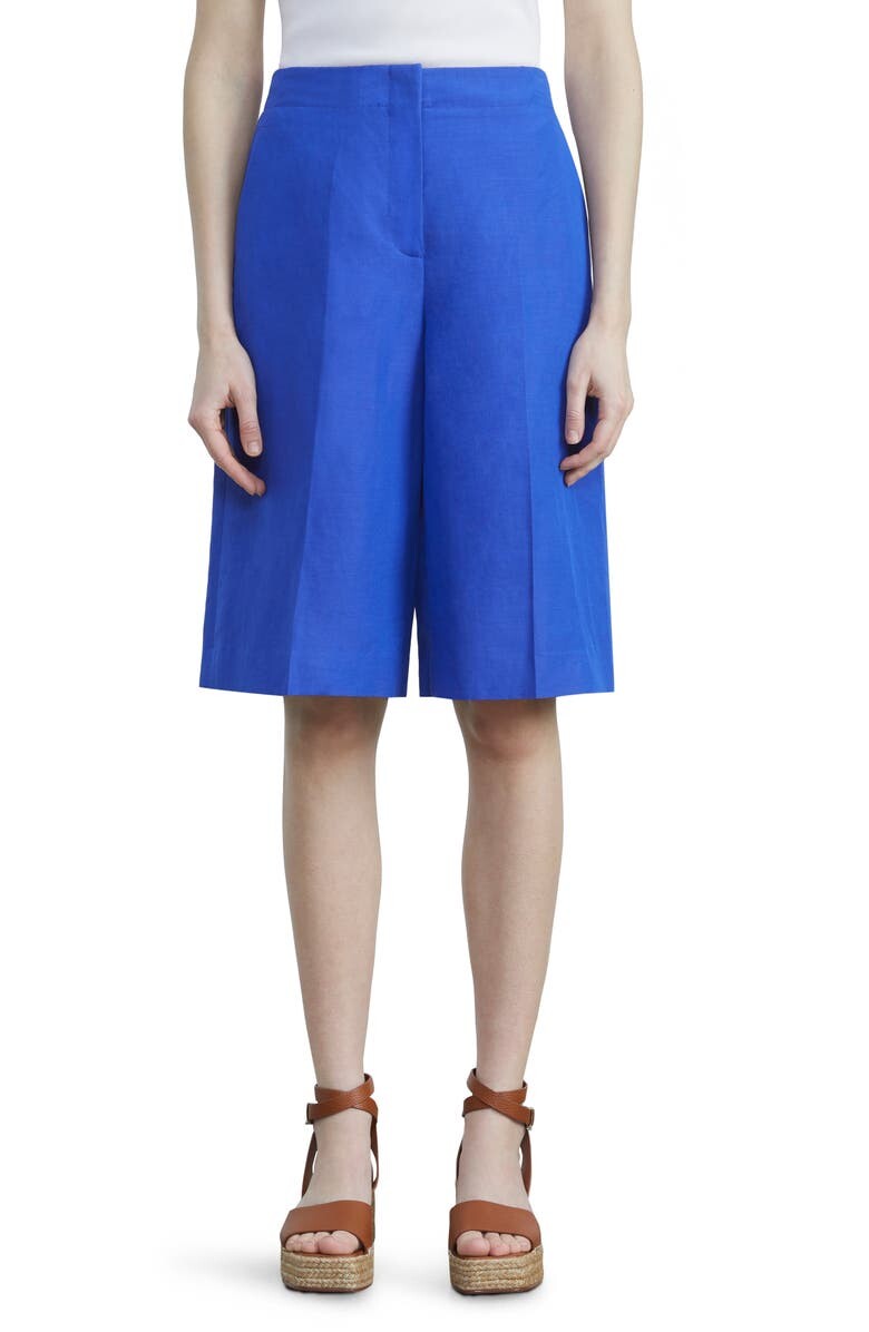 

Шорты-бермуды Ryerson из шелка и льна LAFAYETTE 148 NEW YORK