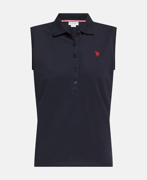 

Рубашка-поло без рукавов ORGANIC U.S. Polo Assn., темно-синий