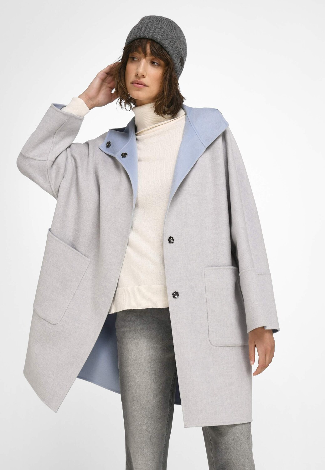 

Спортивная куртка Basler Outdoorjacke new wool, цвет light grey/light blue