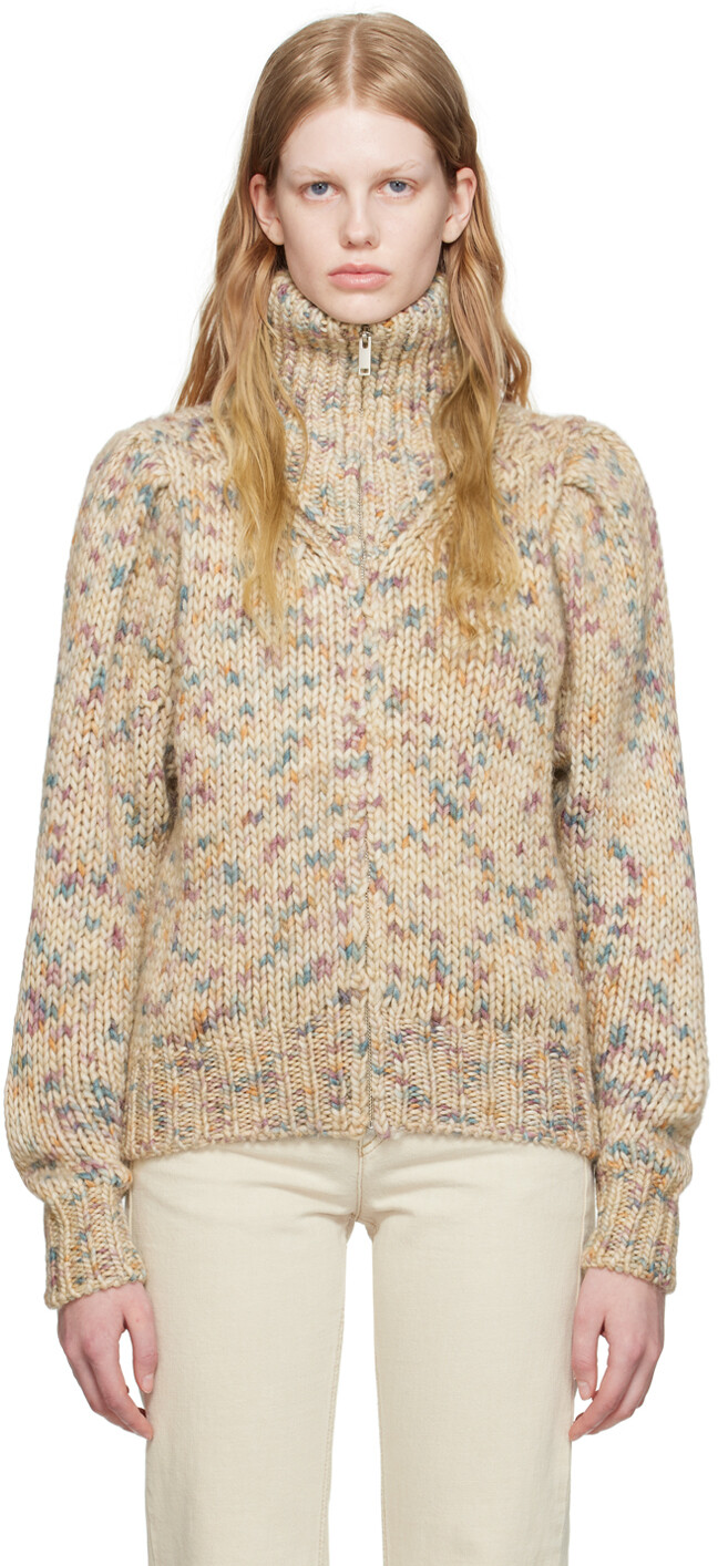 

Бежевая куртка Clea Isabel Marant Etoile, Бежевый