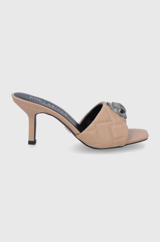 

Кожаные шлепанцы Kurt Geiger London, коричневый