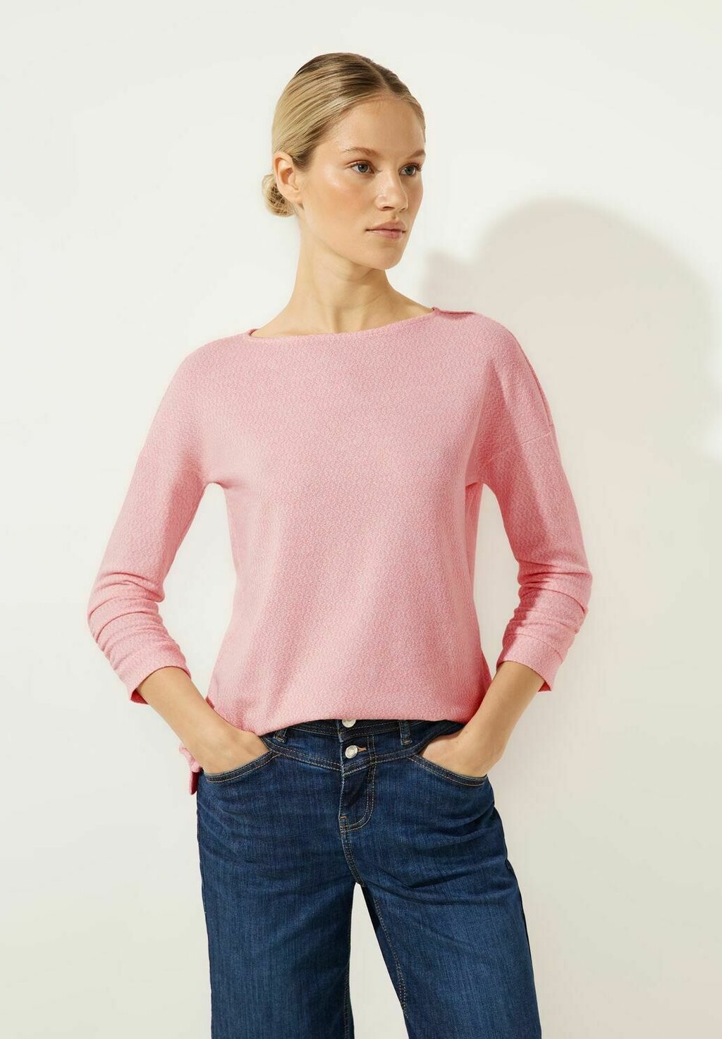 

Рубашка с длинными рукавами MIT RAFFUNG Street One, цвет pink