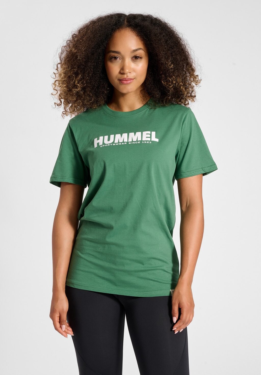 

Футболка с принтом Hummel, зеленый