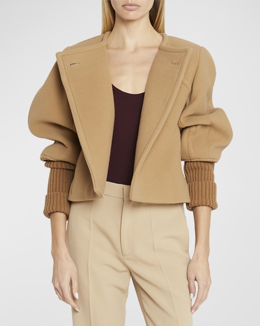 

Короткая куртка Iconic из мягкой шерсти Chloe, Коричневый