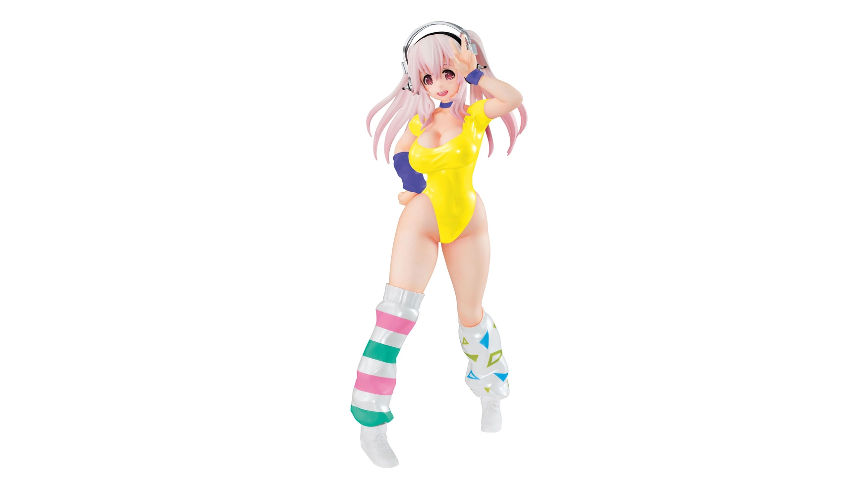 

Статуя Super Sonico из ПВХ Концептуальная фигурка Super Sonico 80-х годов/Другой цвет/Желтый Вер 18 см