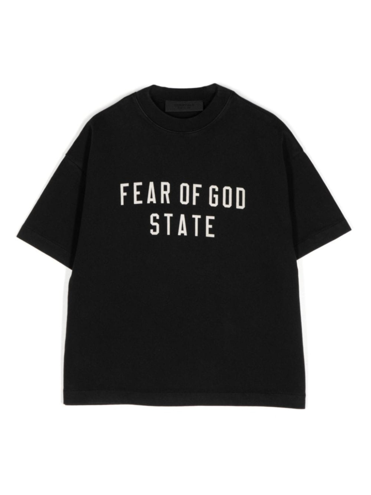 

FEAR OF GOD ESSENTIALS KIDS футболка с логотипом, черный