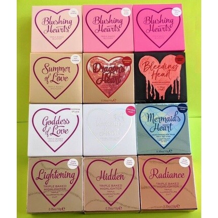 

Makeup Revolution I ♡ Makeup Blushing Hearts Запеченный бронзер-румяна-хайлайтер