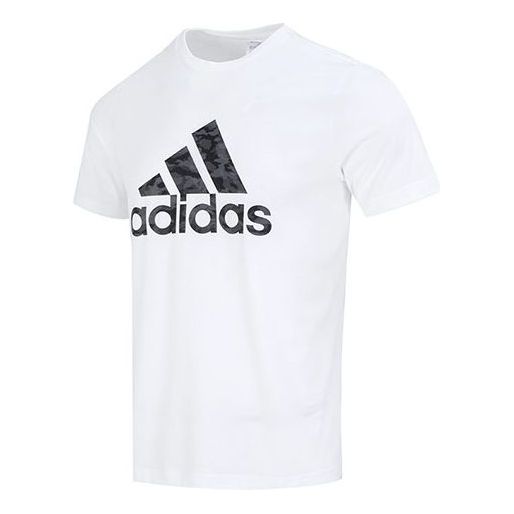 Футболка Adidas Camo Short Sleeve Tee 'White', белый футболка adidas camo short sleeve tee white белый