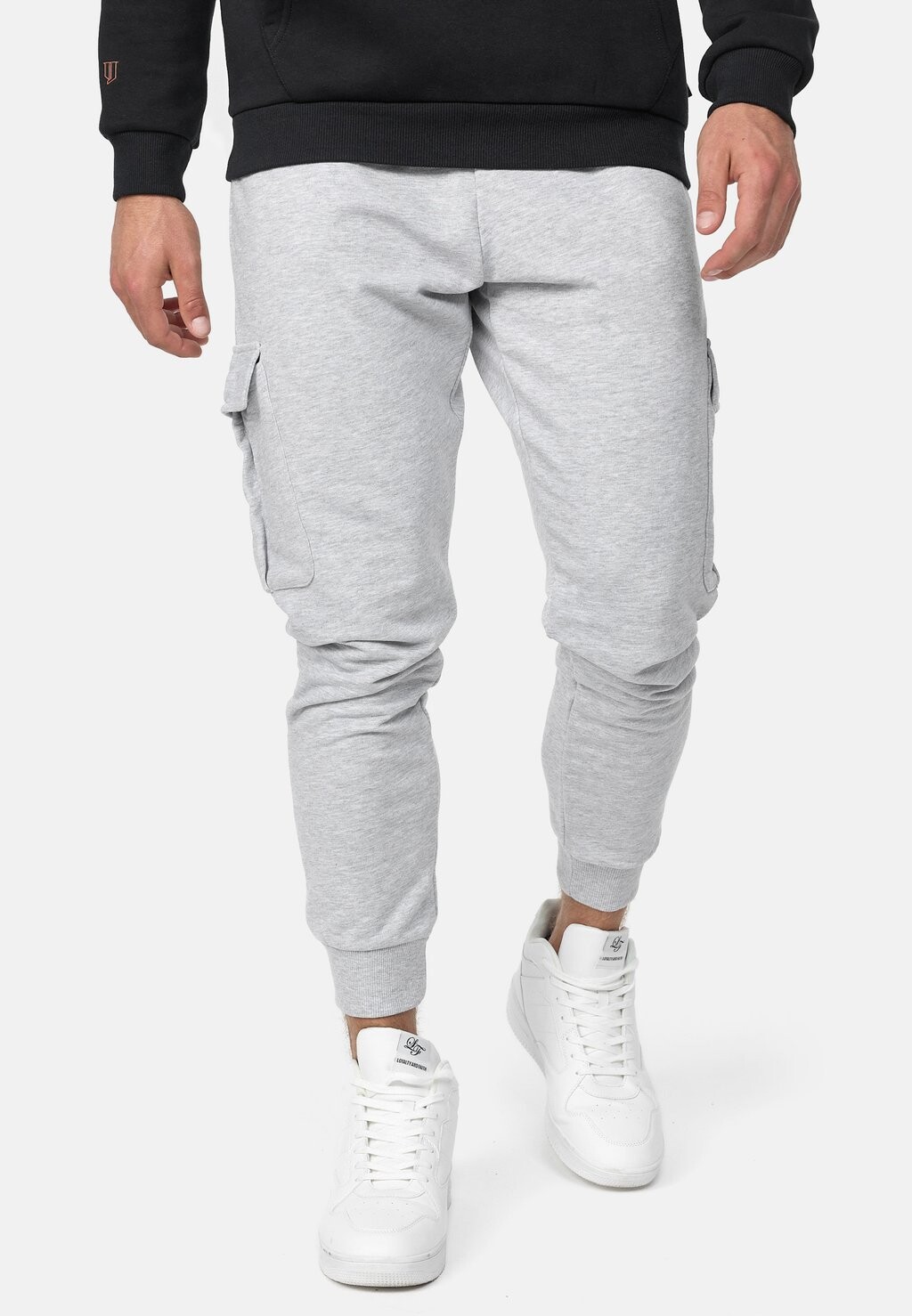 

Брюки карго BENDNER INDICODE JEANS, цвет lt grey mix