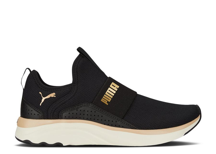 

Кроссовки Puma Wmns Softride Sophia Slip-On 'Black Gold', черный