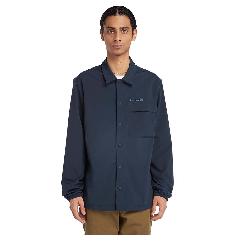 

Рубашка Timberland DWR Wind Resistant Comfort Stretch, синий