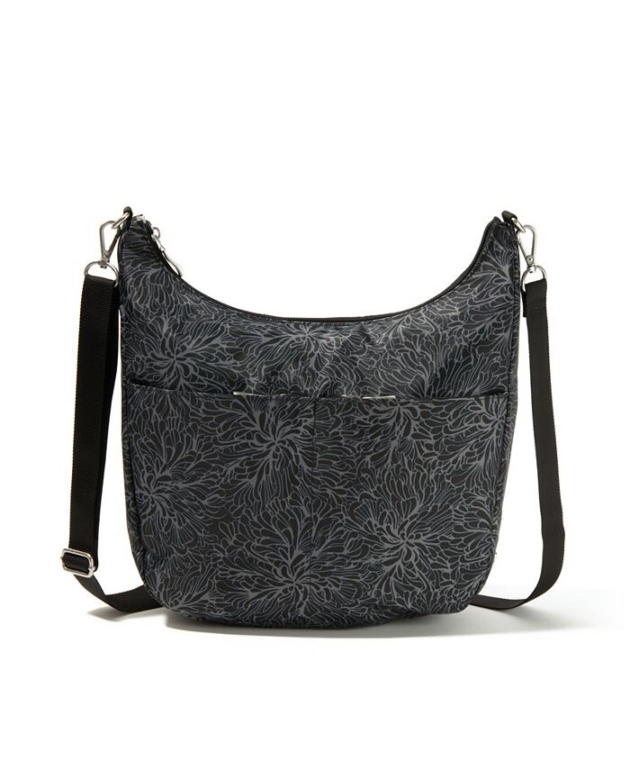 

Кроссбоди Lunar Half Moon Baggallini, цвет Midnight Blossom Print