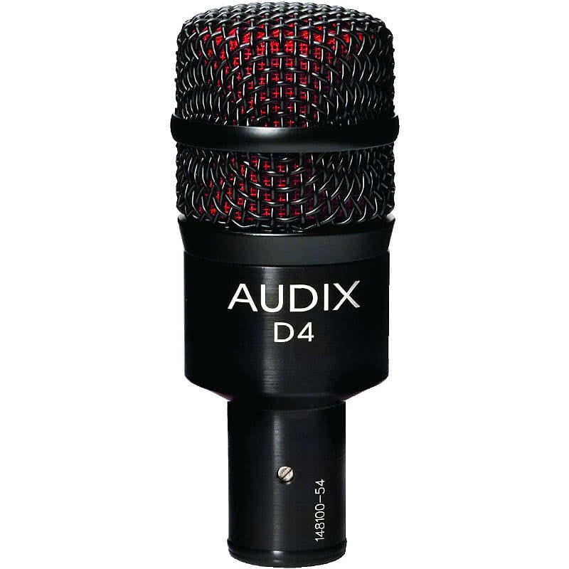 

Динамический микрофон Audix D4 Hypercardioid Dynamic Drum / Instrument Microphone