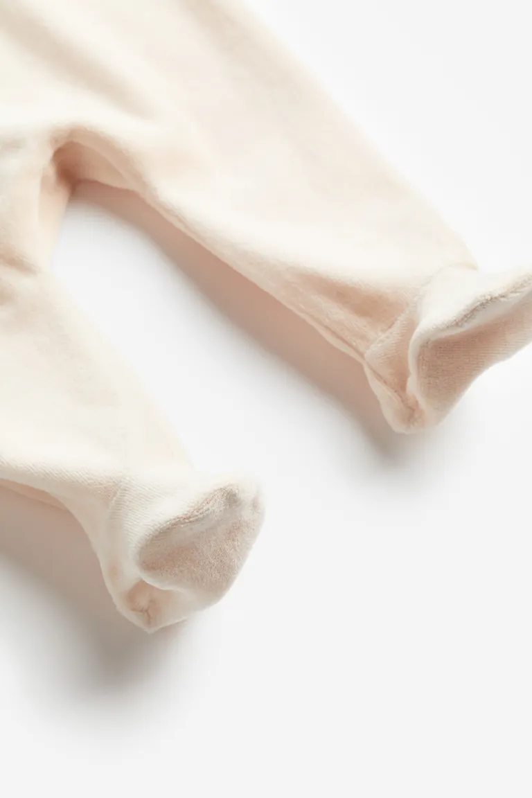 

Плюшевое боди и комбинезон H&M, розовый