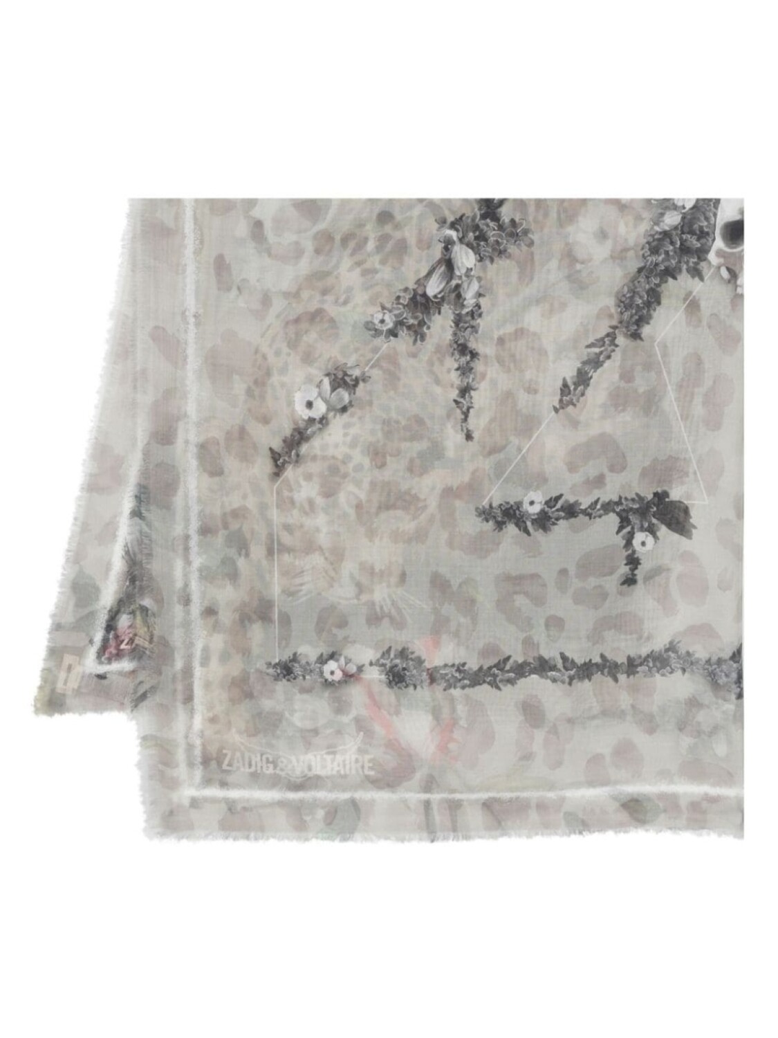 

Zadig&Voltaire шарф Kerry Wild, серый