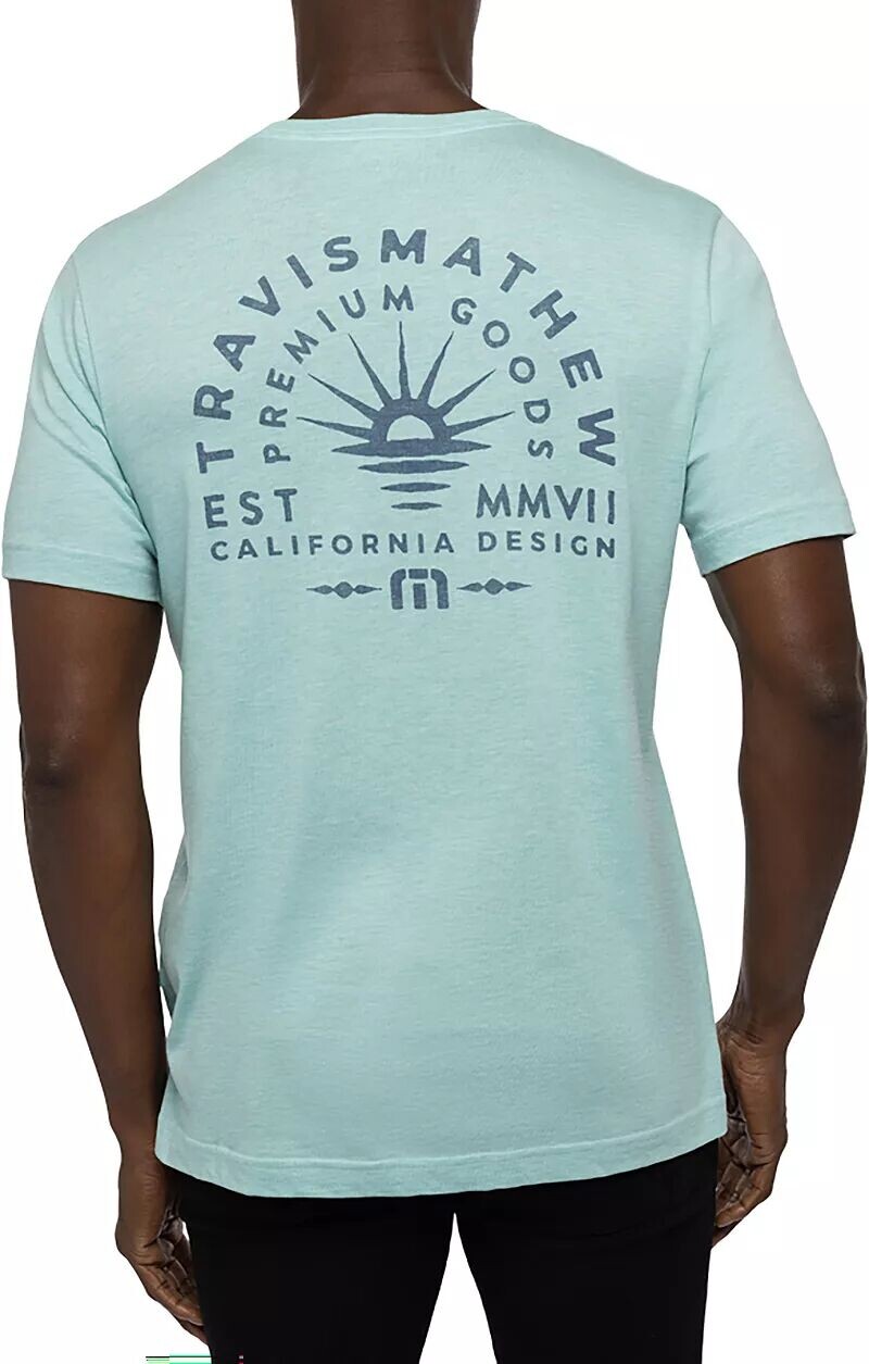 

Мужская футболка TravisMathew Puerto Escondido, бирюзовый