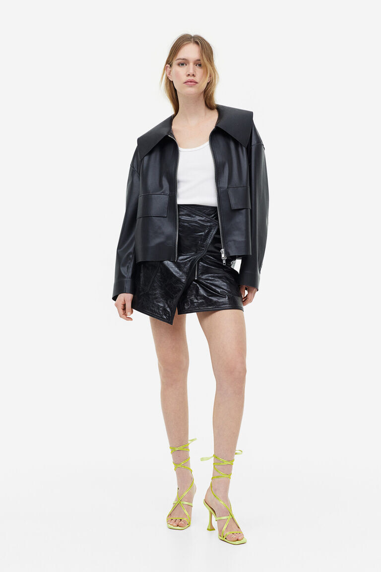 

Атласные босоножки на каблуке H&M, зеленый