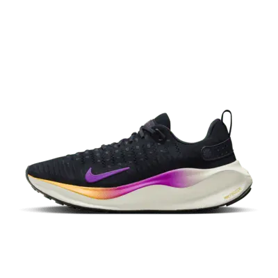 

Кроссовки Nike InfinityRN 4, цвет Black/Anthracite/Coconut Milk/Hyper Violet