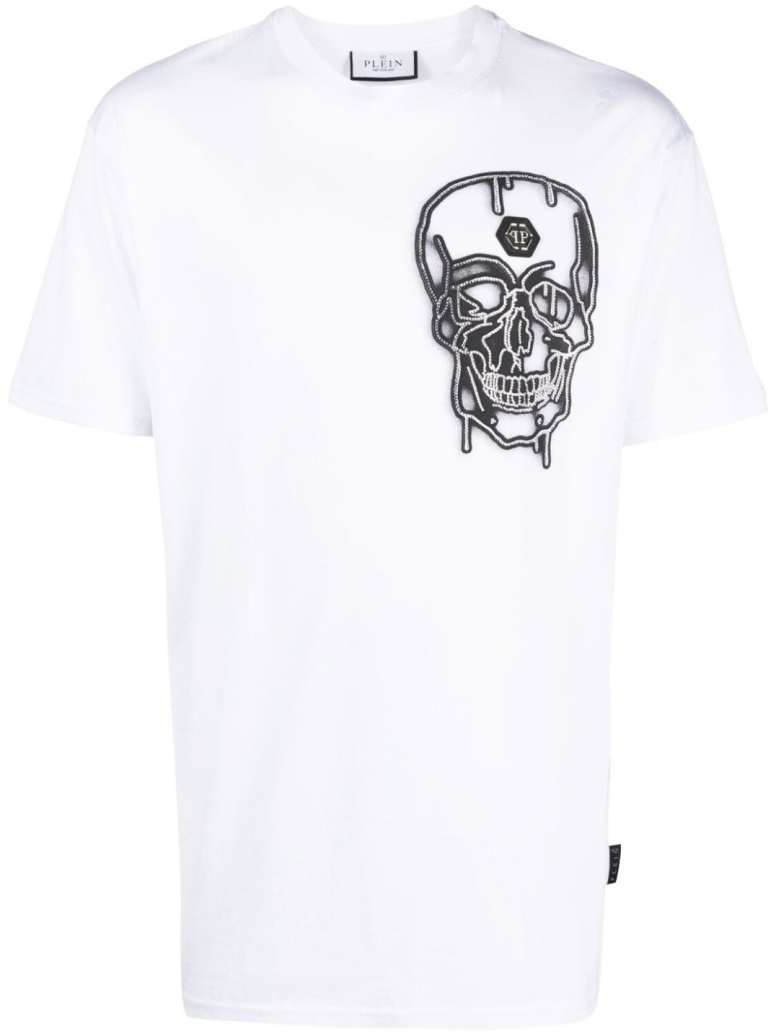 

Philipp Plein футболка с принтом граффити, белый