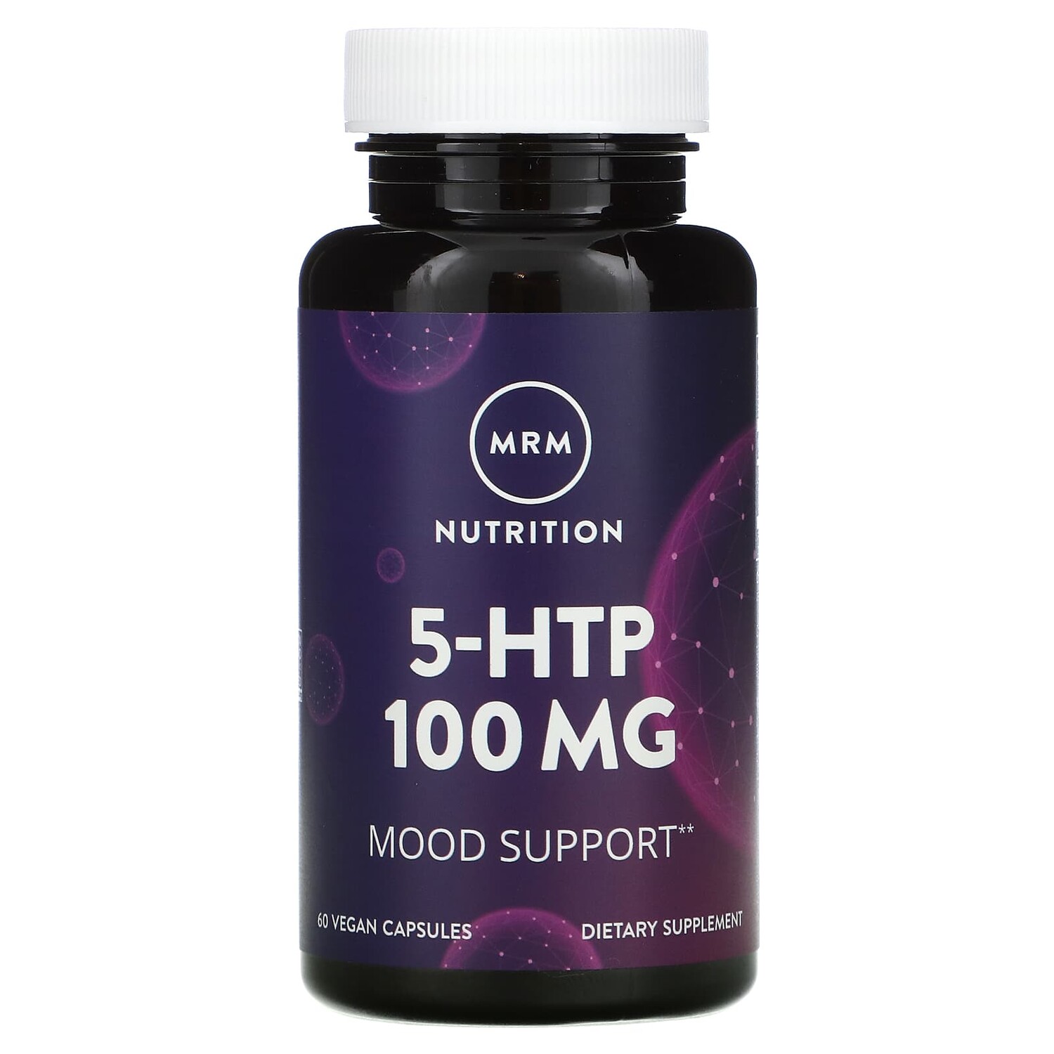 

5-HTP, 100 мг, 60 веганских капсул, MRM Nutrition