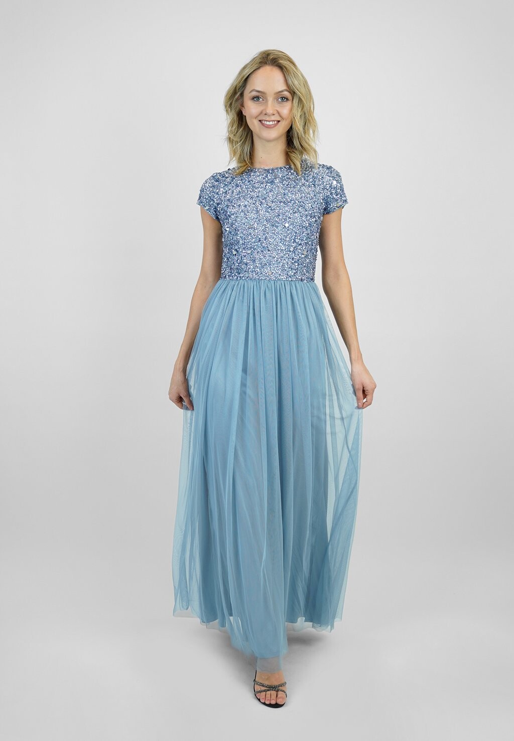

Платье для выпускного вечера PICASSO CAPPED Lace & Beads, цвет blue