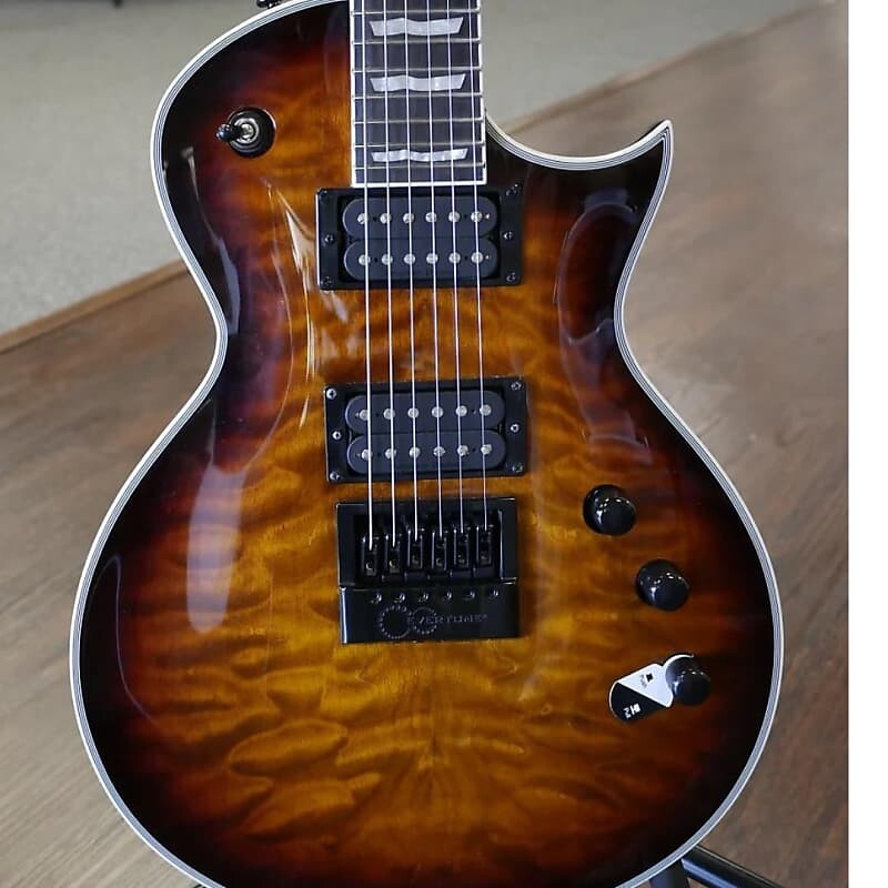 

Электрогитара Esp/Ltd EC-1000 Evertune Quilted Maple Dark Brown Sunburst