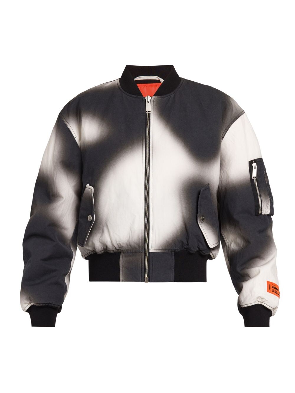

Куртка-бомбер из парусины Blur Spray Heron Preston, белый