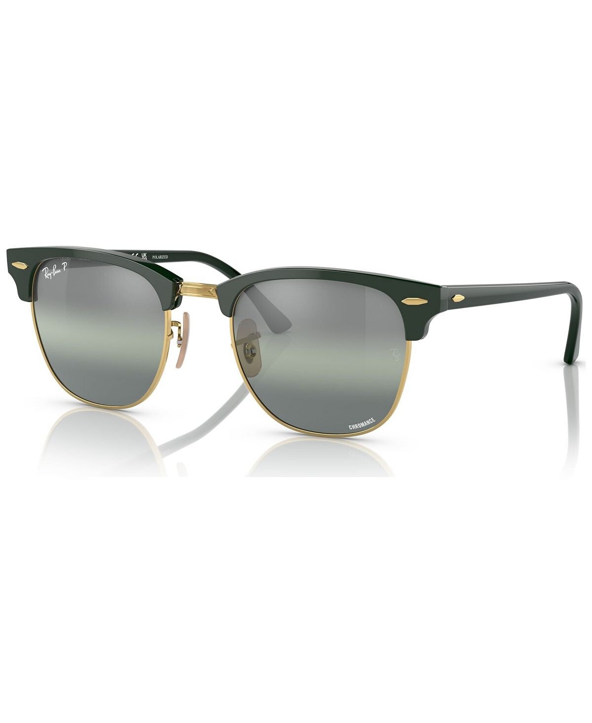 

Поляризованные солнцезащитные очки унисекс, Clubmaster Chromance Ray-Ban