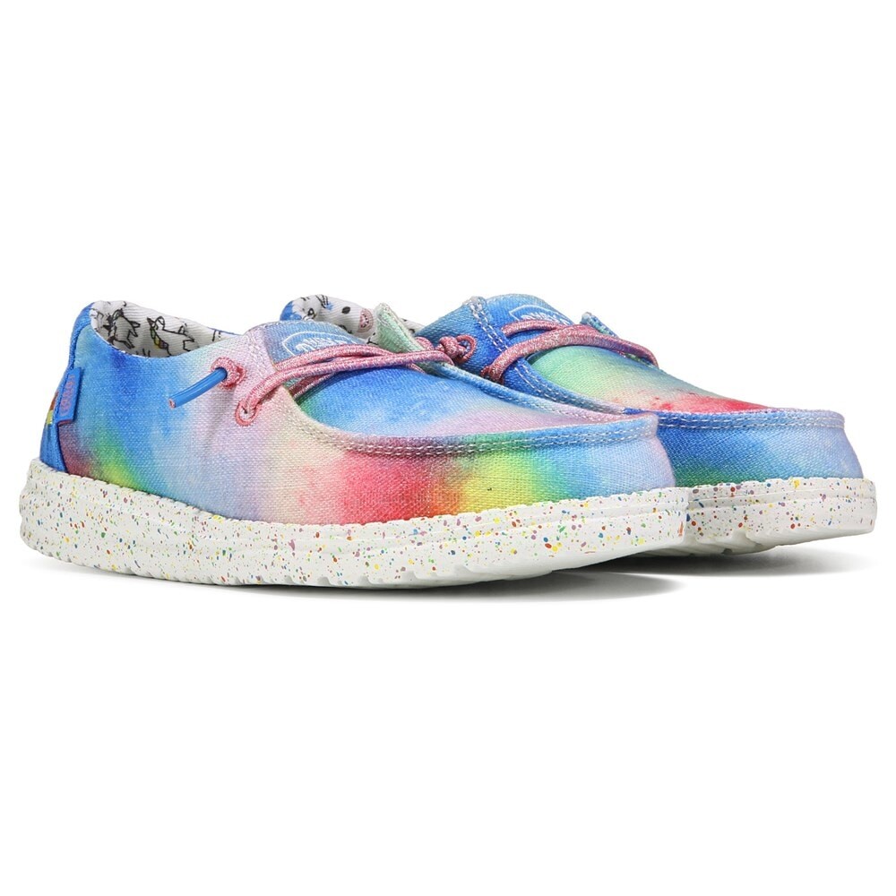 

Детские слипоны Wendy Little/Big Kid Heydude, цвет magic rainbow tye dye