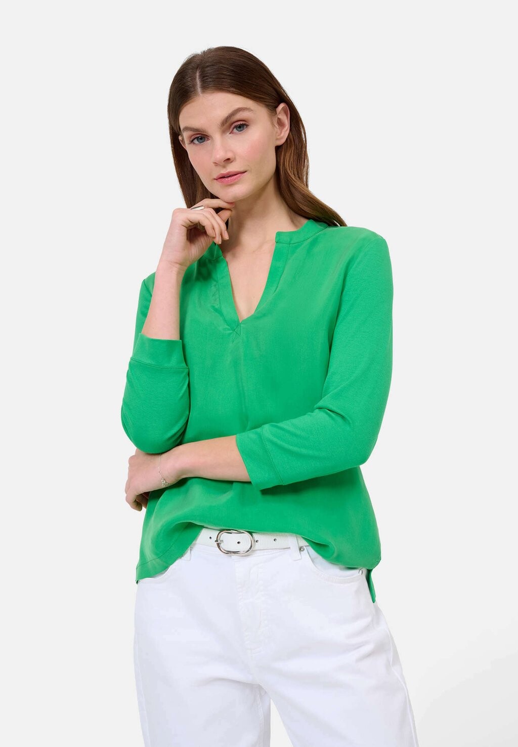 

Топ с длинными рукавами STYLE CLARISSA BRAX, цвет apple green