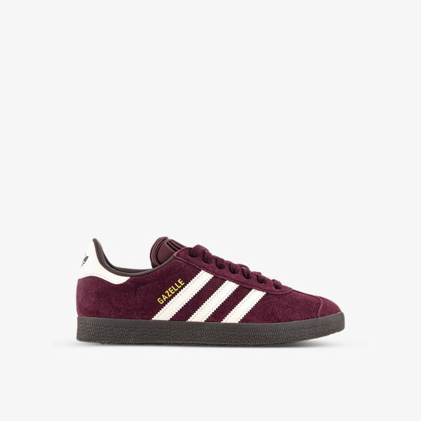 

Замшевые низкие кеды Gazelle Adidas, белый
