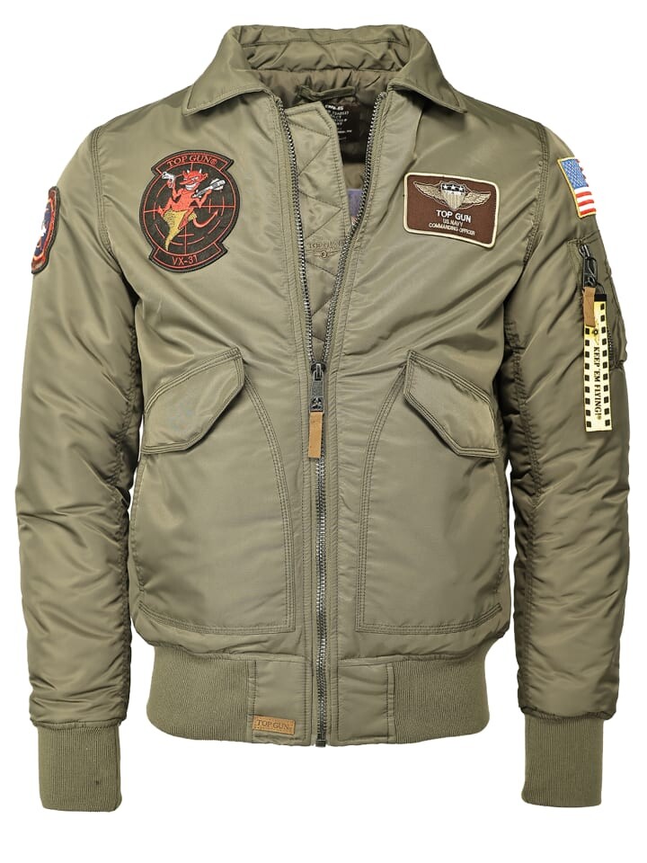 

Демисезонная куртка TOP GUN, оливковый