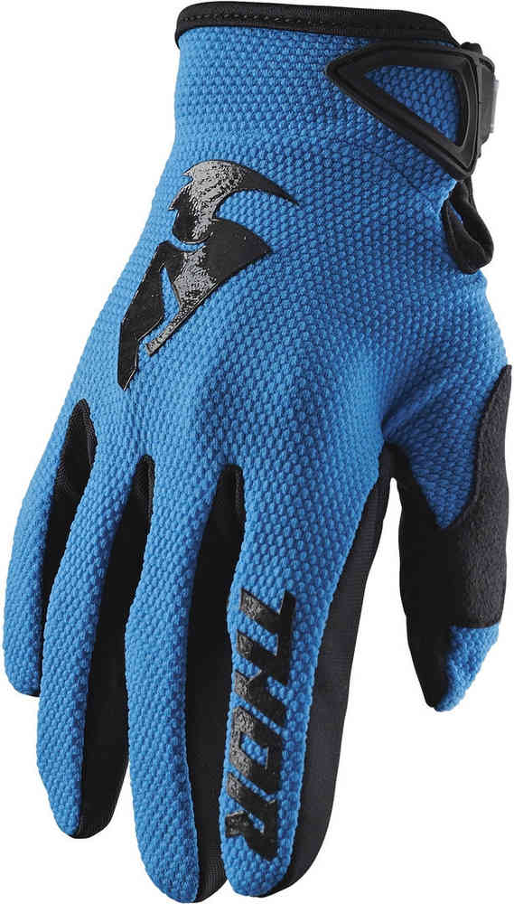 Секторные перчатки для мотокросса Thor, синий минимальные женские брюки для мотокросса sector minimal thor